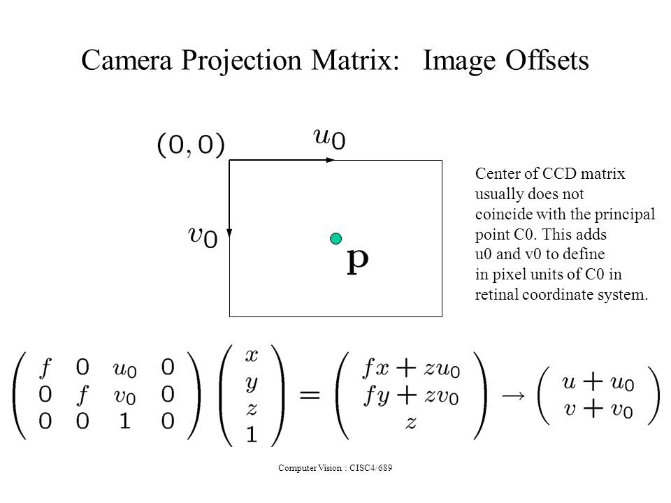 Projection Matrix
